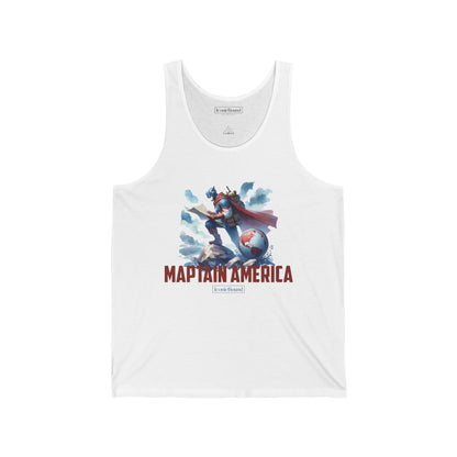 Maptain America Jersey Tank