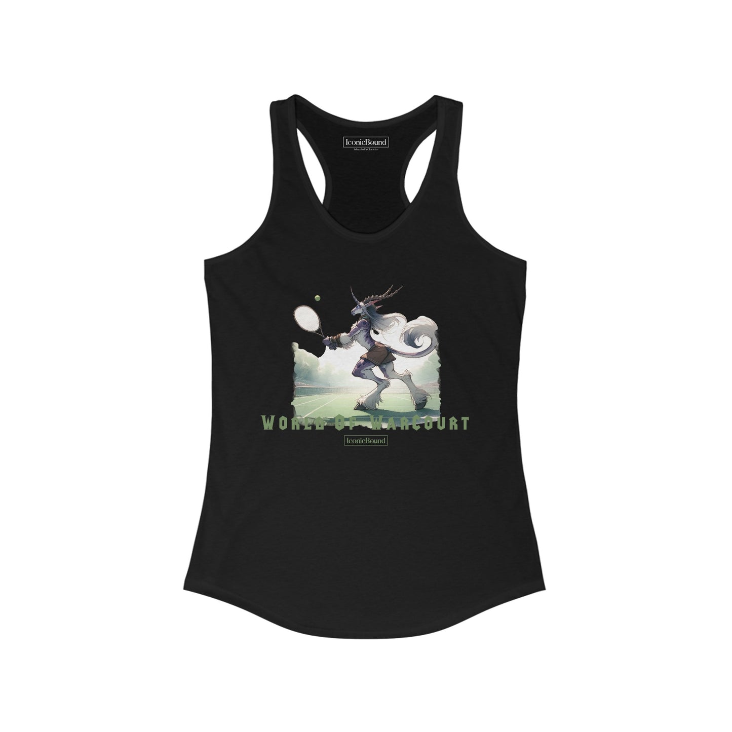 World of WarCourt Draenei Racerback Tank