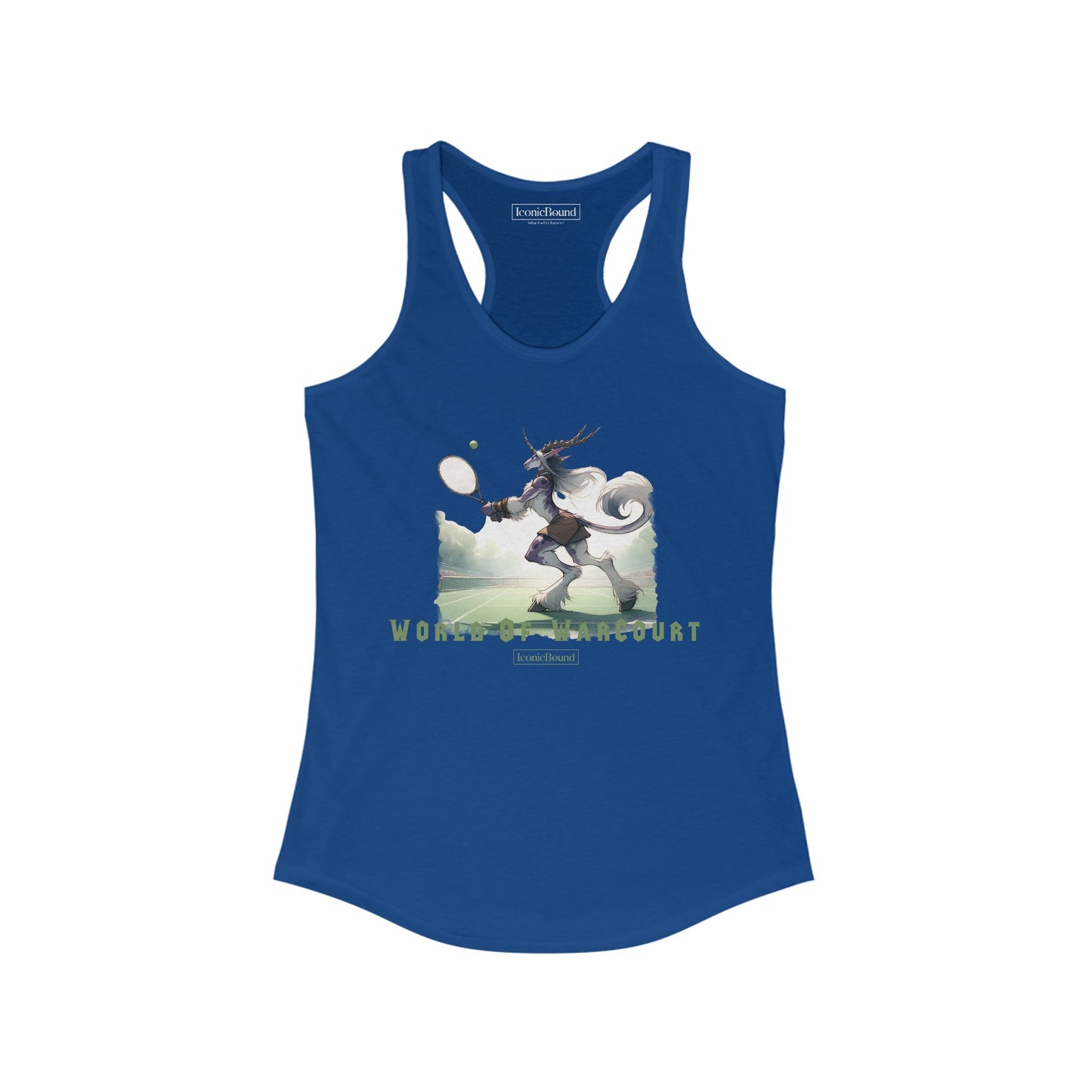 World of WarCourt Draenei Racerback Tank