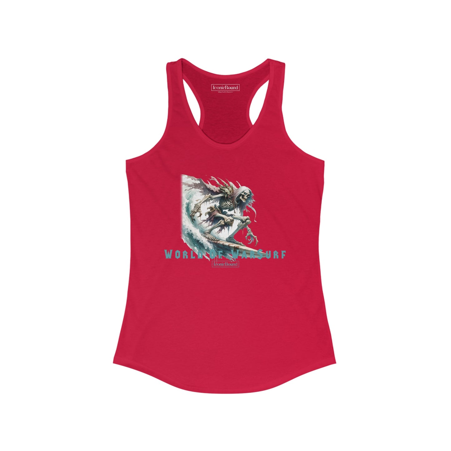 World of WarSurf Undead Racerback Tank