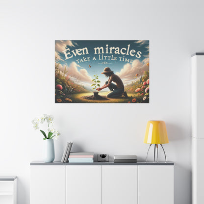 Even Miracles Canvas