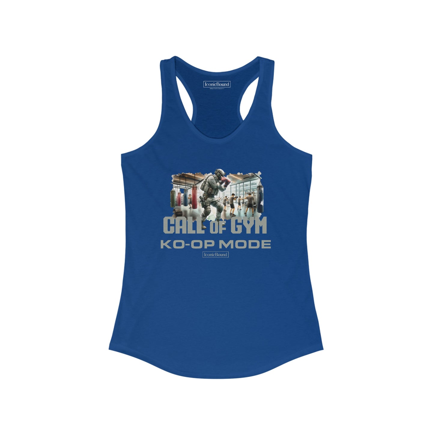 Call of Gym KO-OP Mode Racerback Tank