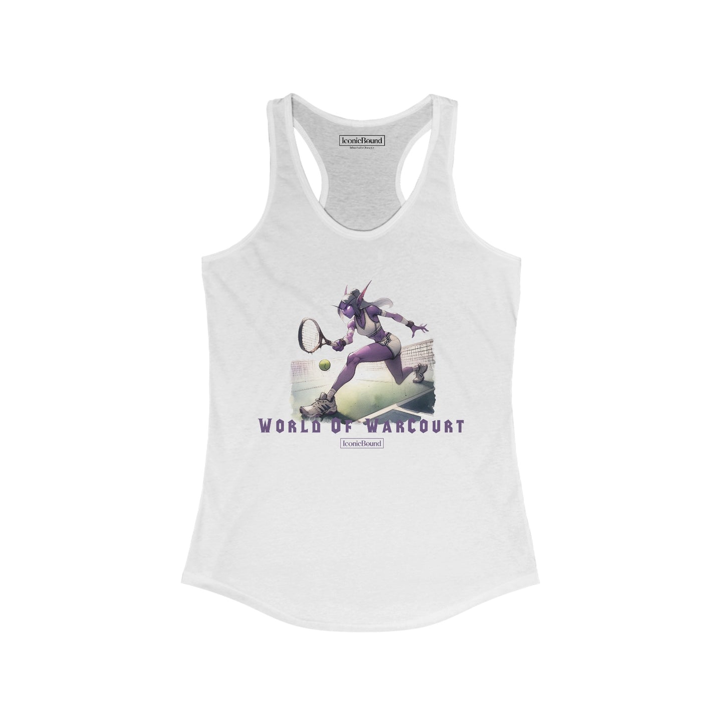 World of WarCourt Night Elf Racerback Tank