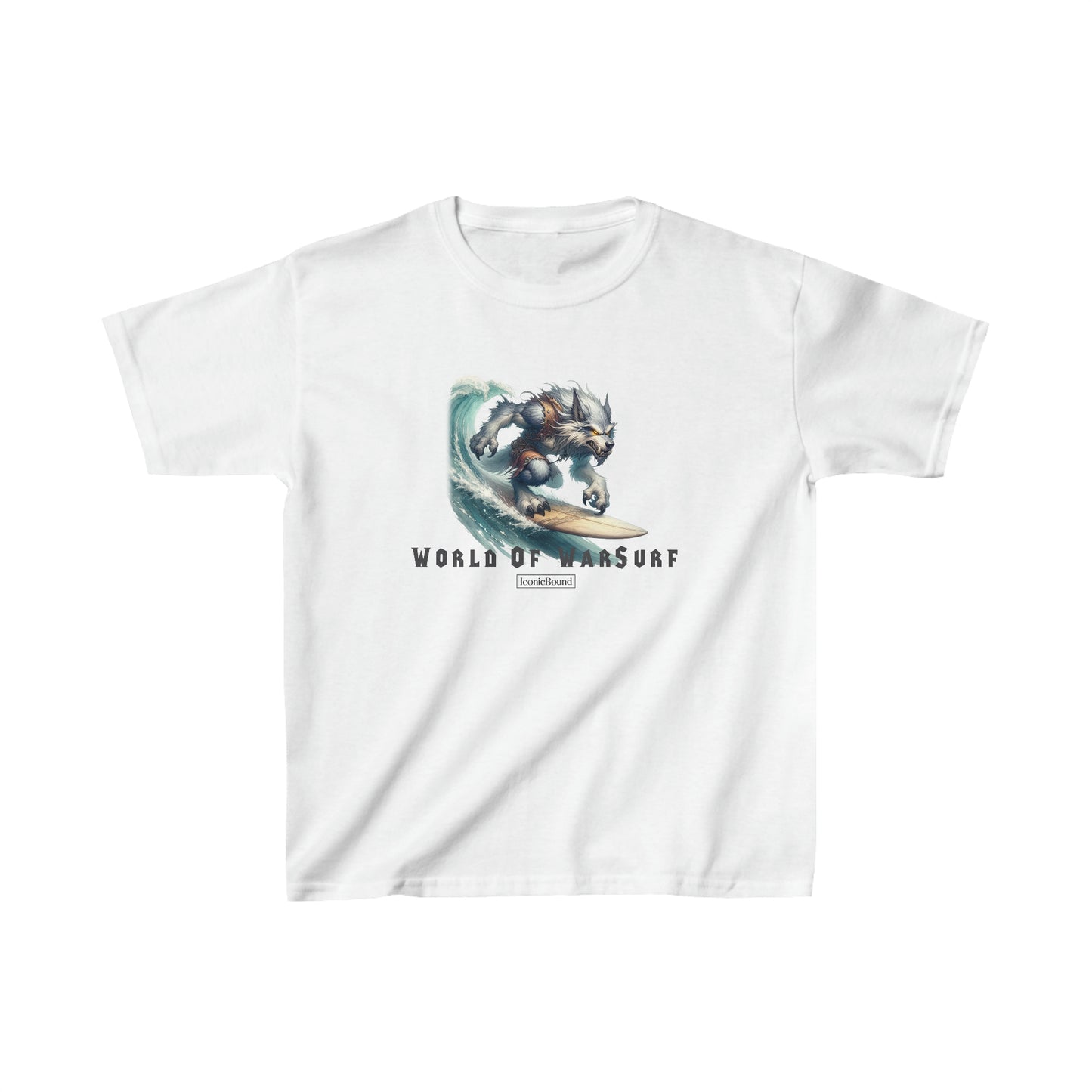 World of WarSurf Worgen Kids T-Shirt