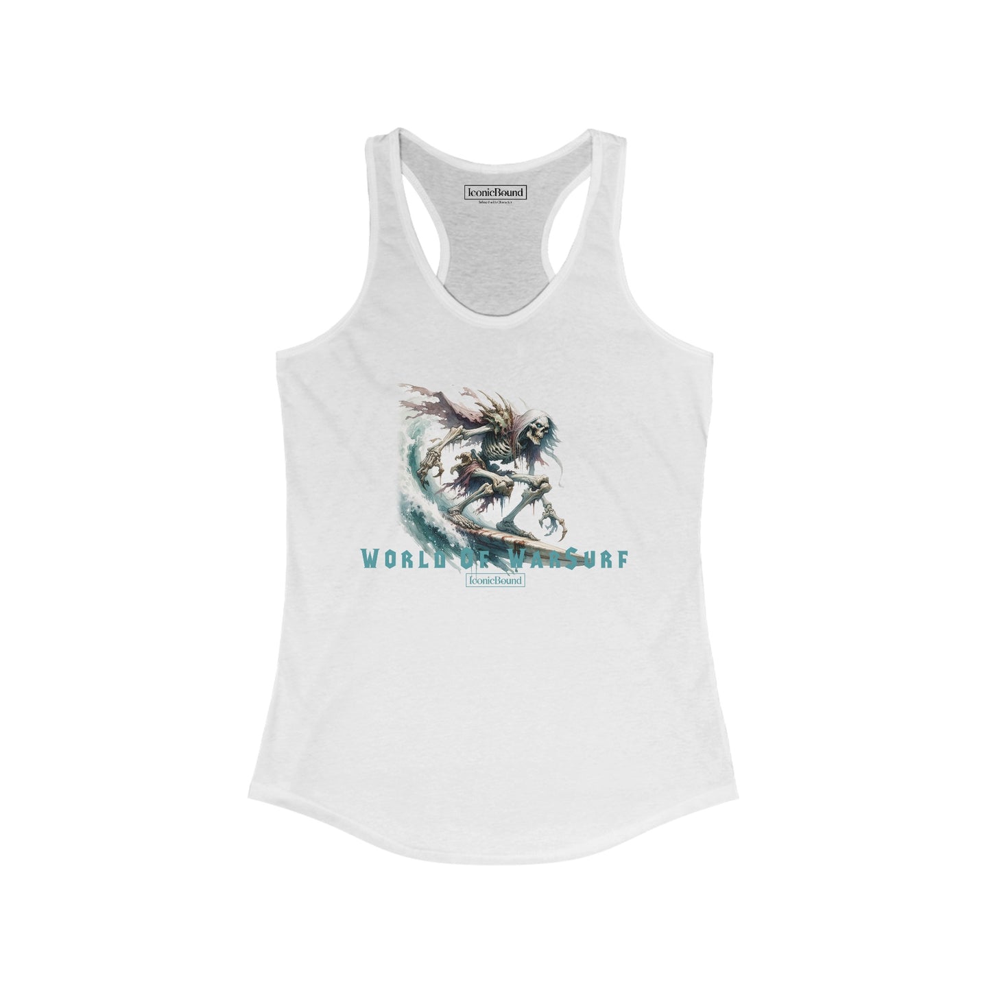 World of WarSurf Undead Racerback Tank