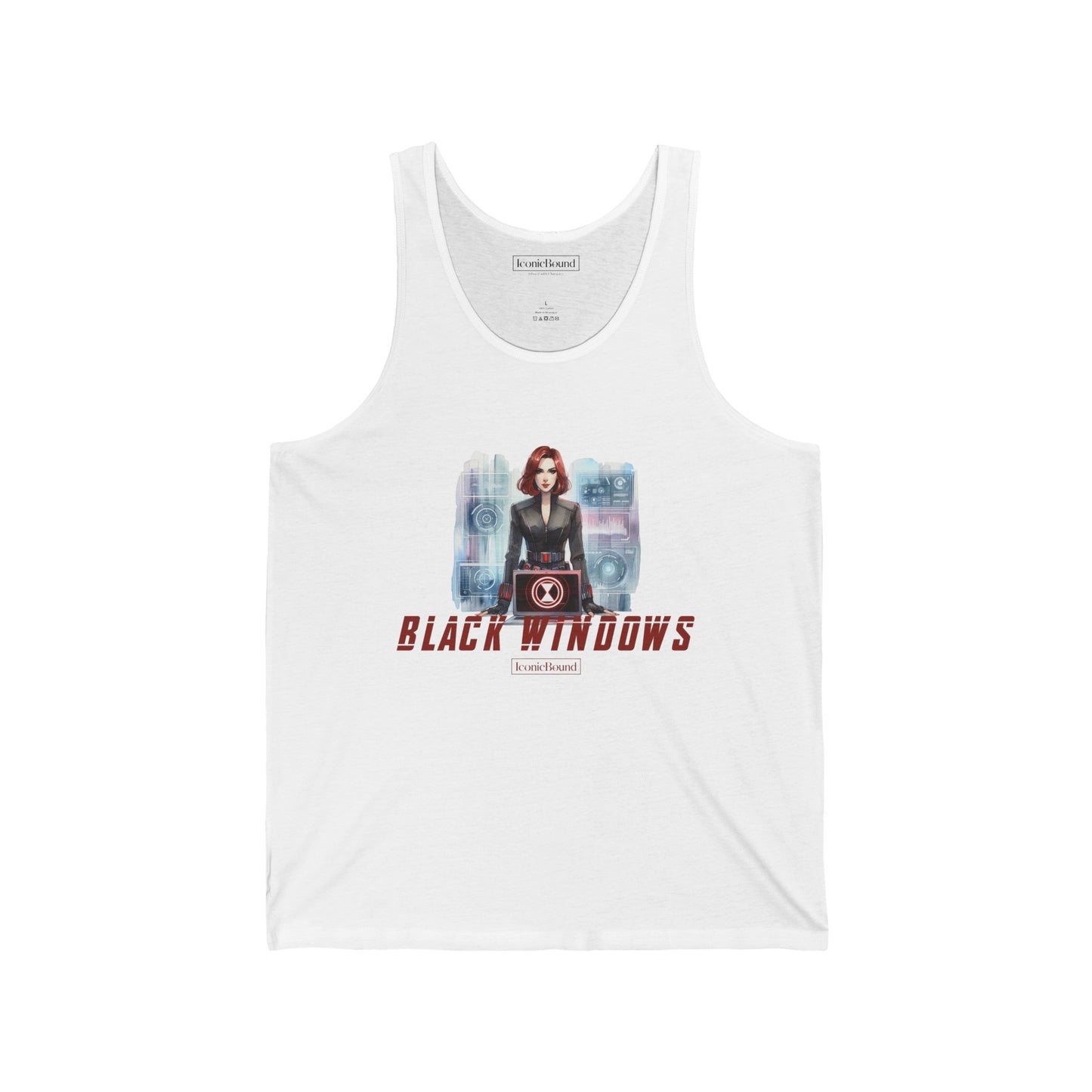 Black Windows Jersey Tank