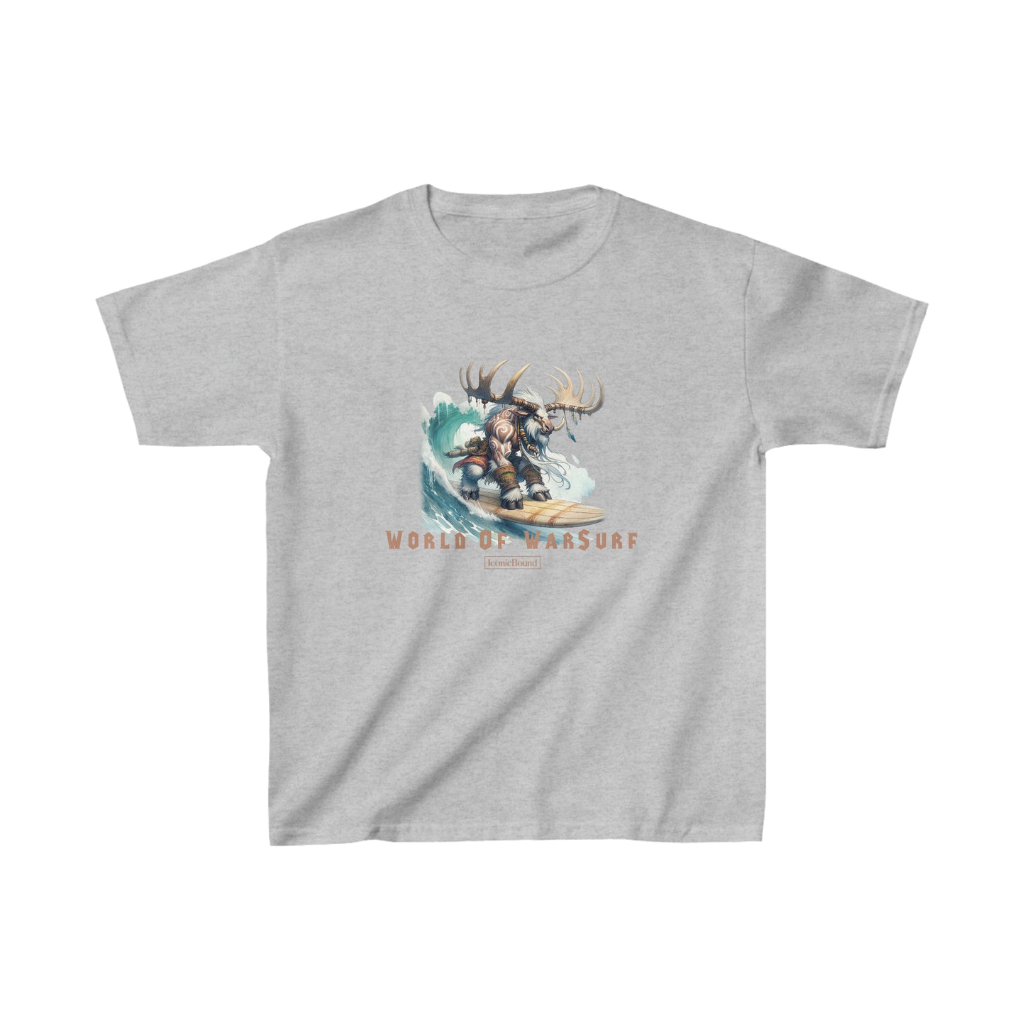 World of WarSurf HM Tauren Kids T-Shirt