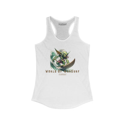 World of WarSurf Goblin Racerback Tank