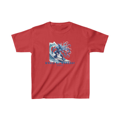 World of WarSurf Draenei Kids T-Shirt