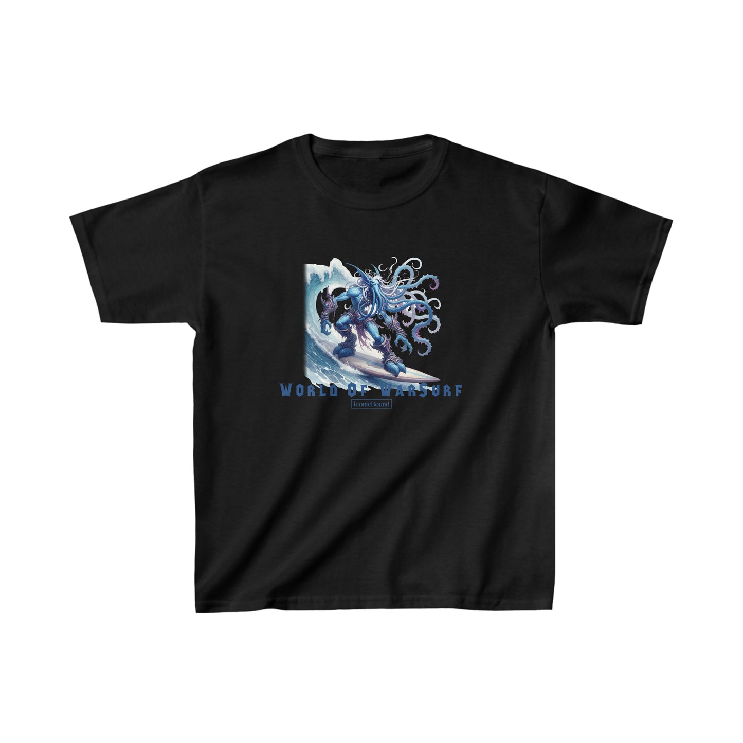 World of WarSurf Draenei Kids T-Shirt