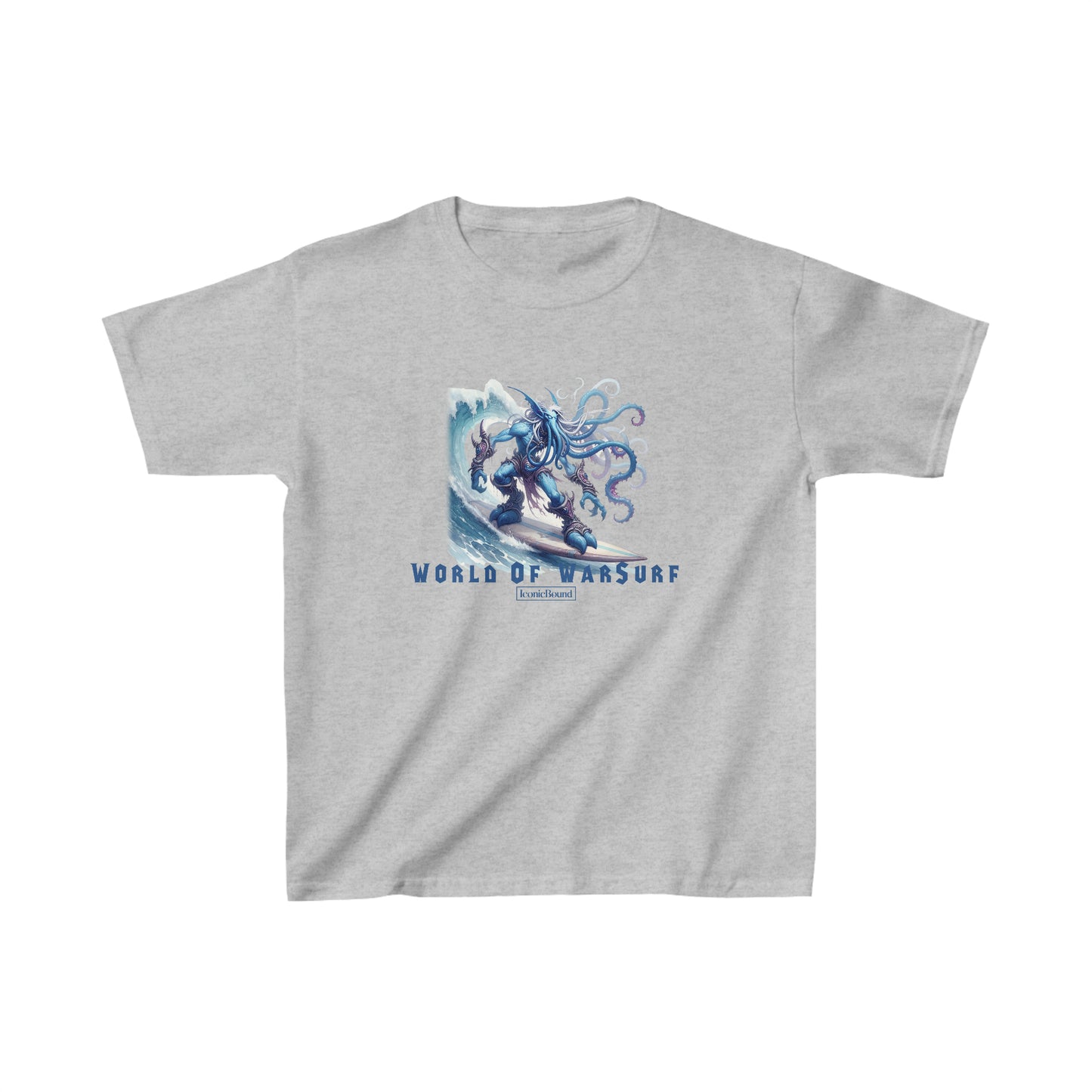 World of WarSurf Draenei Kids T-Shirt