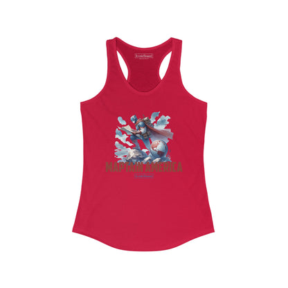 Maptain America Racerback Tank