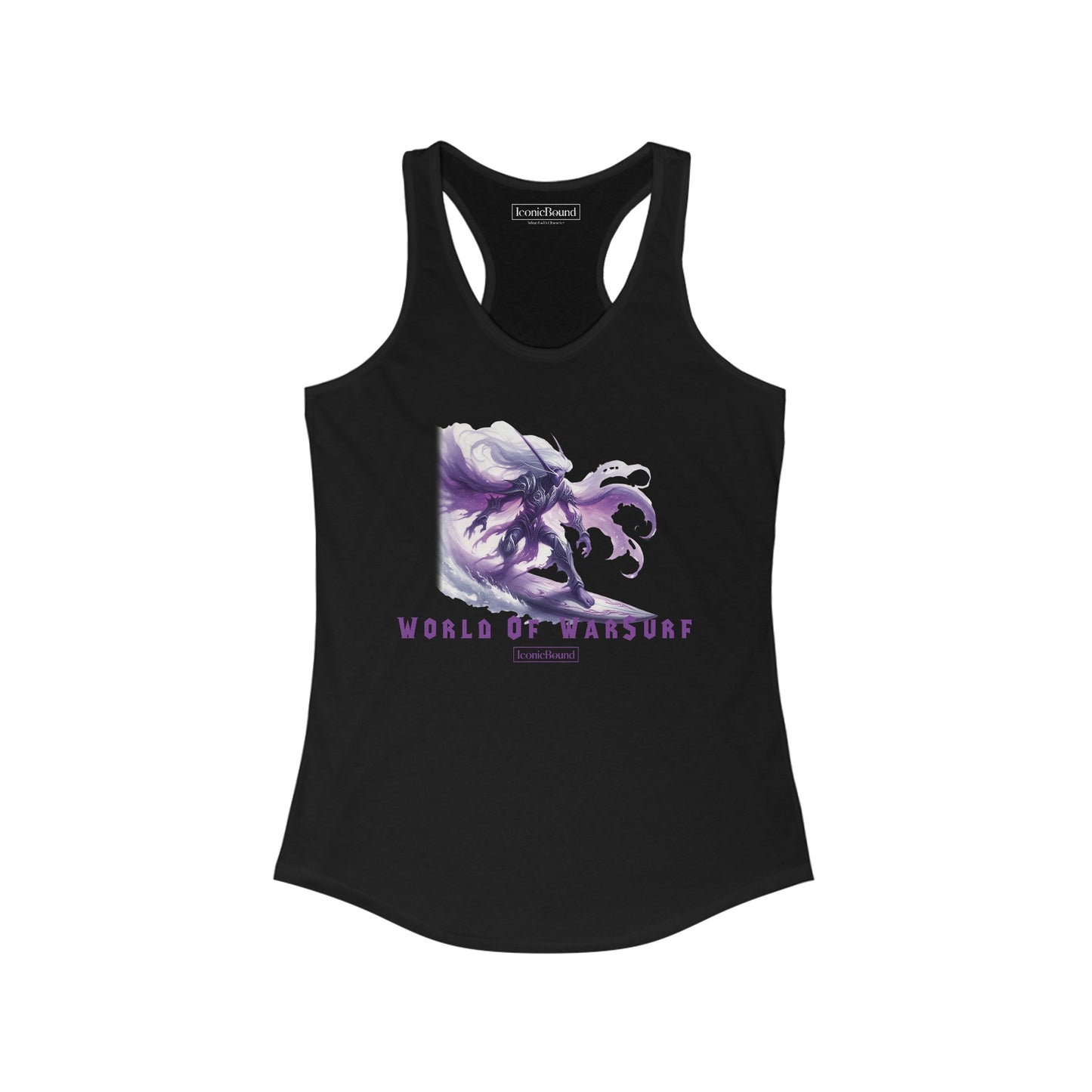 World of WarSurf Void Elf Racerback Tank