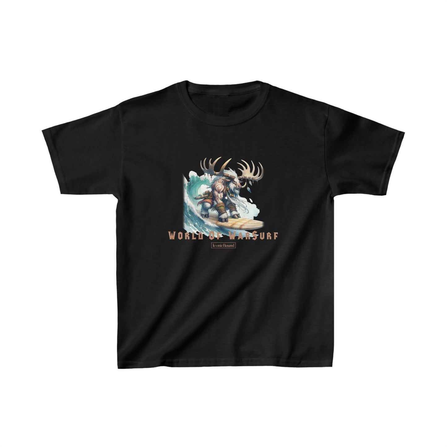 World of WarSurf HM Tauren Kids T-Shirt