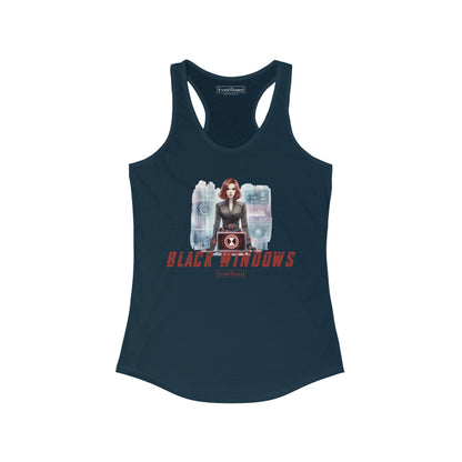 Black Windows Racerback Tank