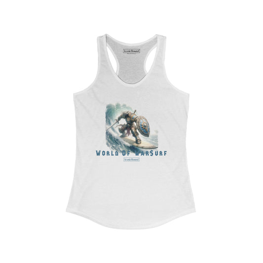 World of WarSurf Human Racerback Tank