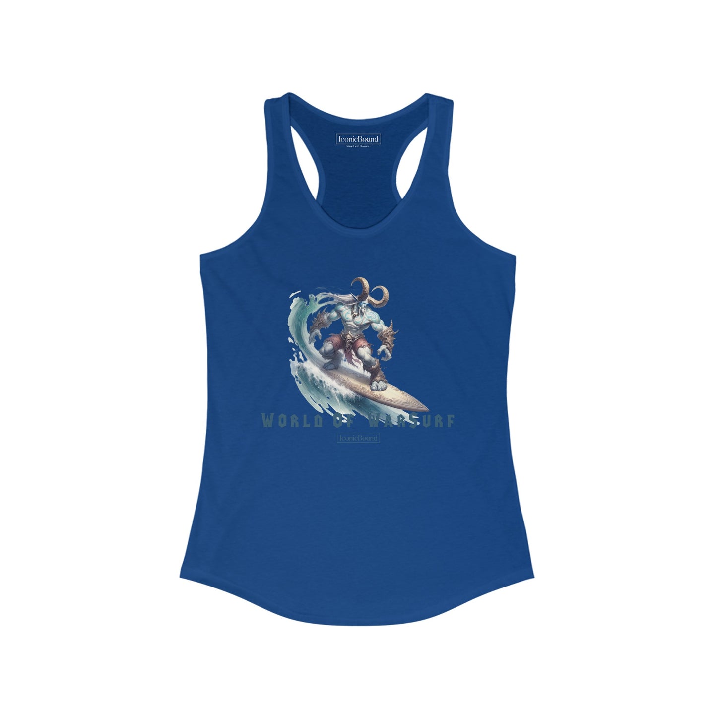 World of WarSurf L Draenei  Racerback Tank