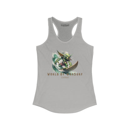 World of WarSurf Goblin Racerback Tank