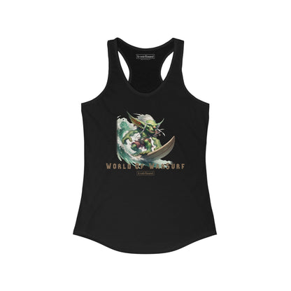 World of WarSurf Goblin Racerback Tank