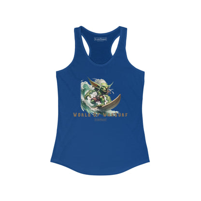 World of WarSurf Goblin Racerback Tank