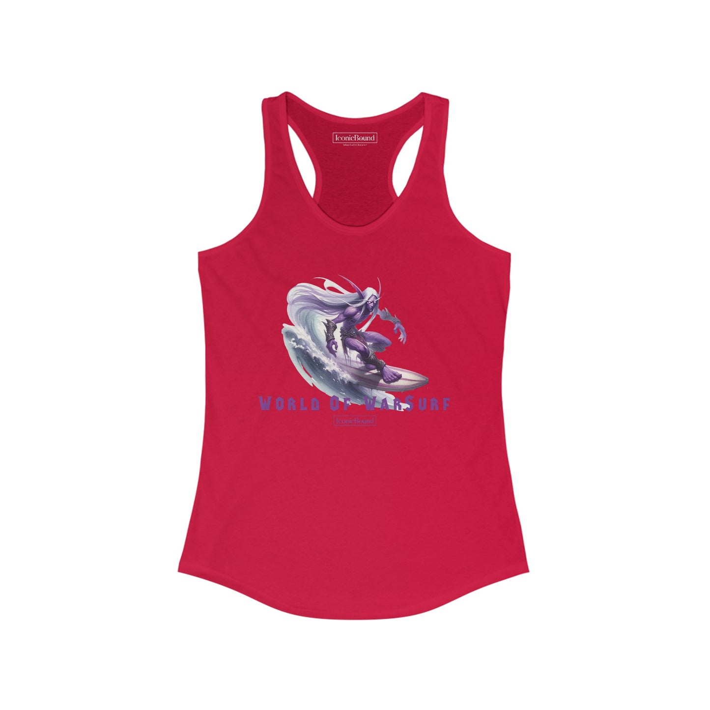 World of WarSurf Night Elf Racerback Tank