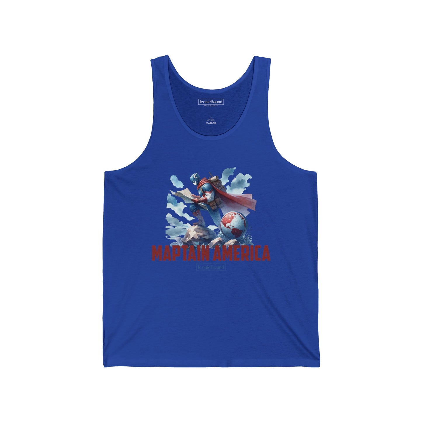 Maptain America Jersey Tank