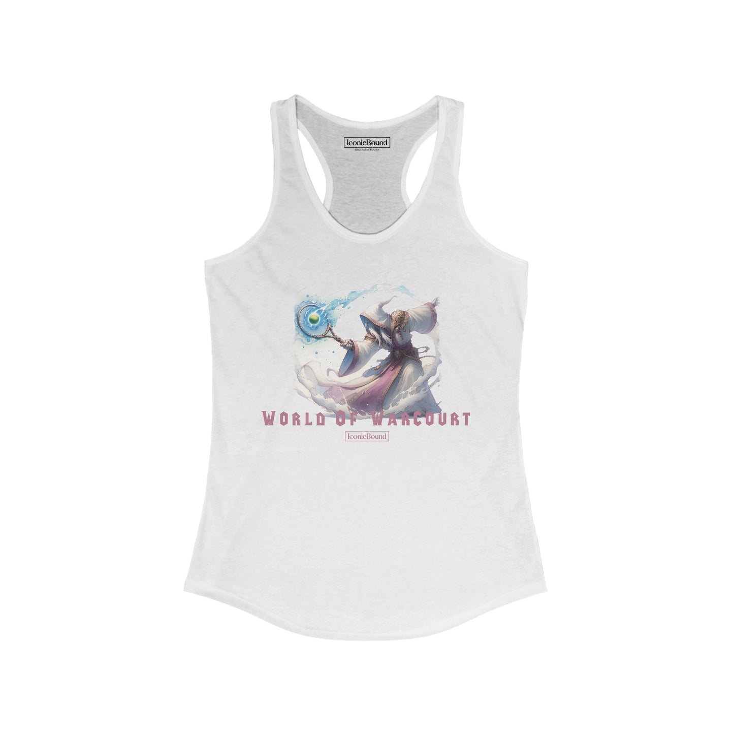 World of WarCourt Human Racerback Tank