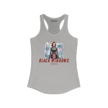 Black Windows Racerback Tank