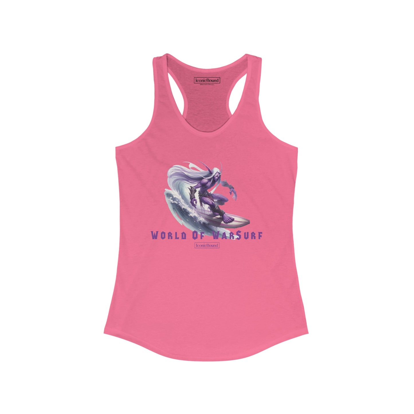 World of WarSurf Night Elf Racerback Tank