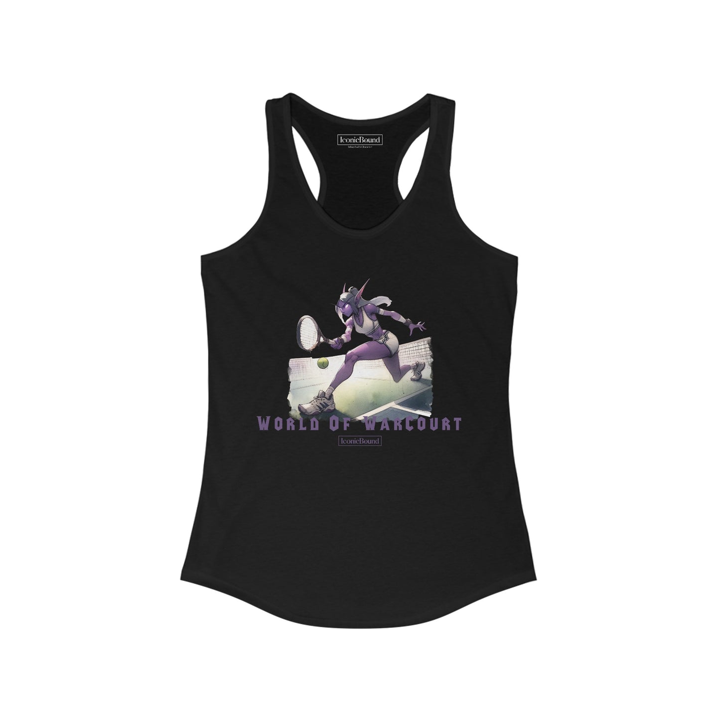 World of WarCourt Night Elf Racerback Tank