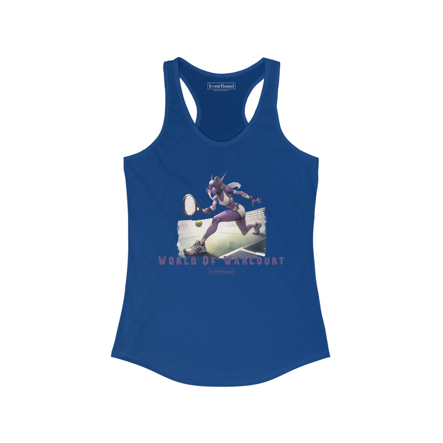 World of WarCourt Night Elf Racerback Tank