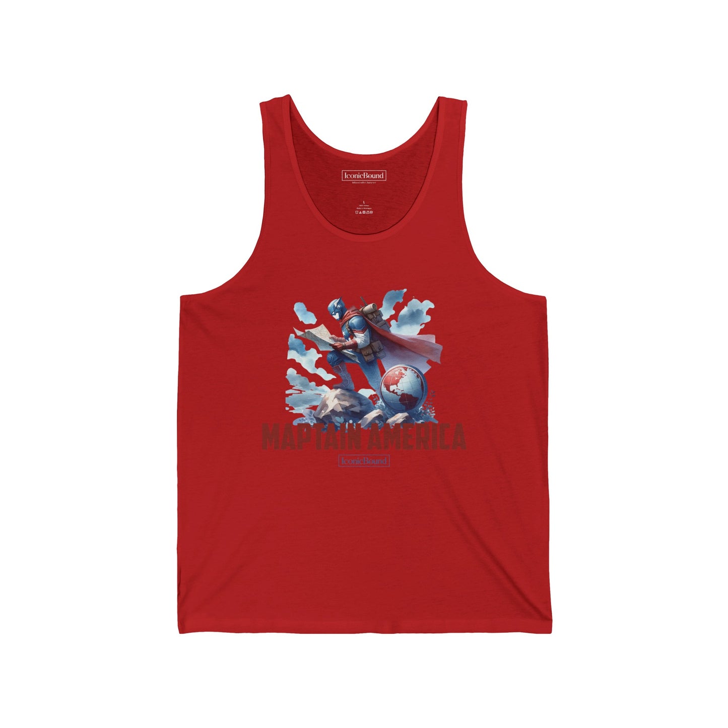 Maptain America Jersey Tank