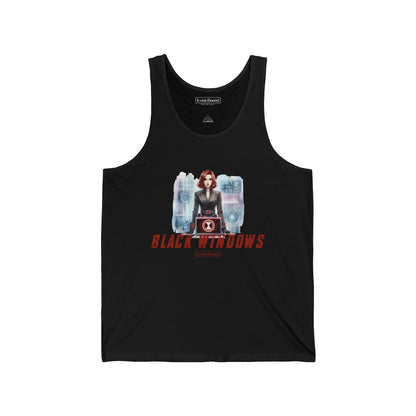 Black Windows Jersey Tank