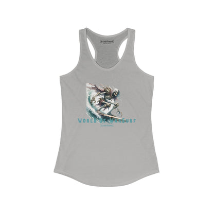 World of WarSurf Undead Racerback Tank