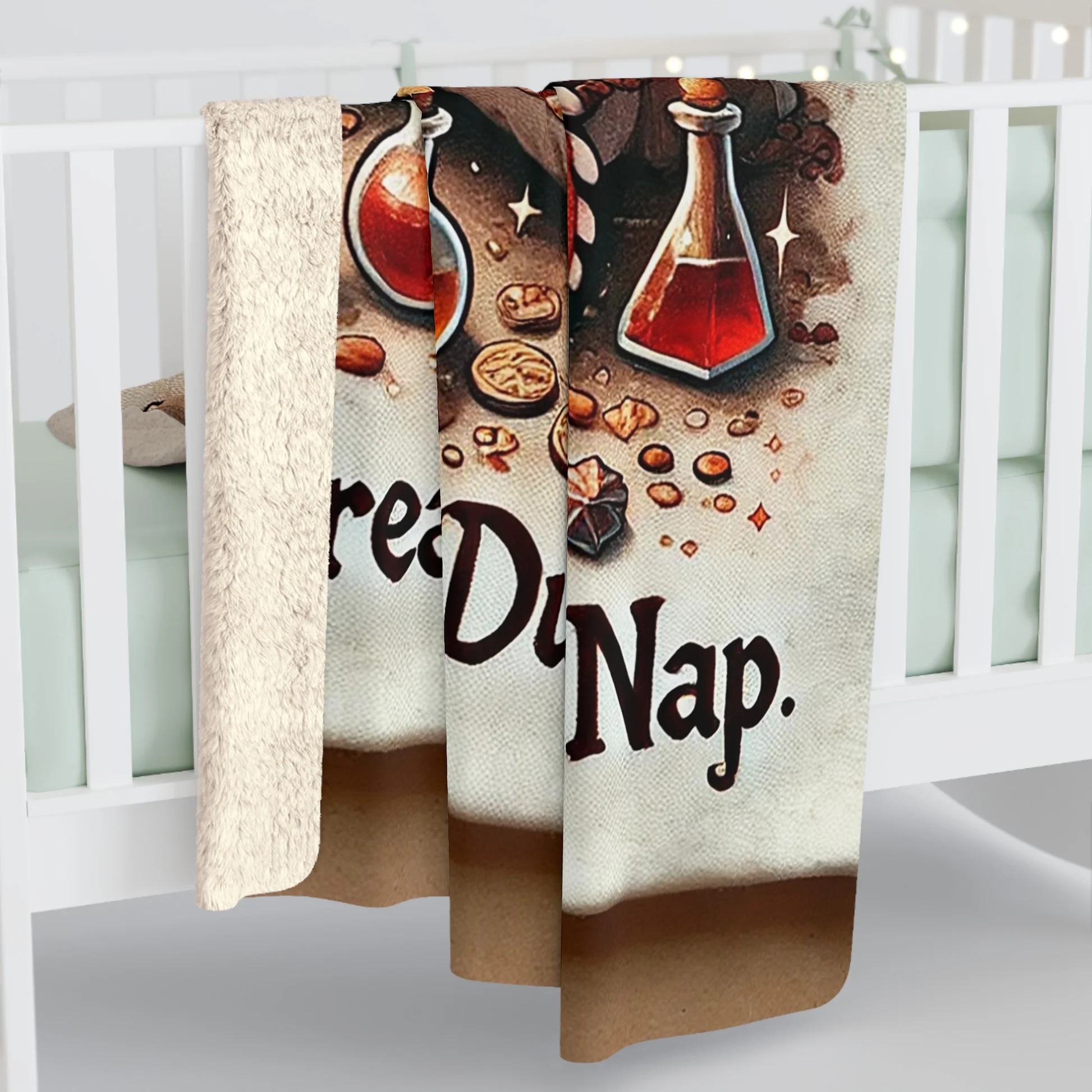 Dreamy Dungeon Nap Fleece Blanket Texture