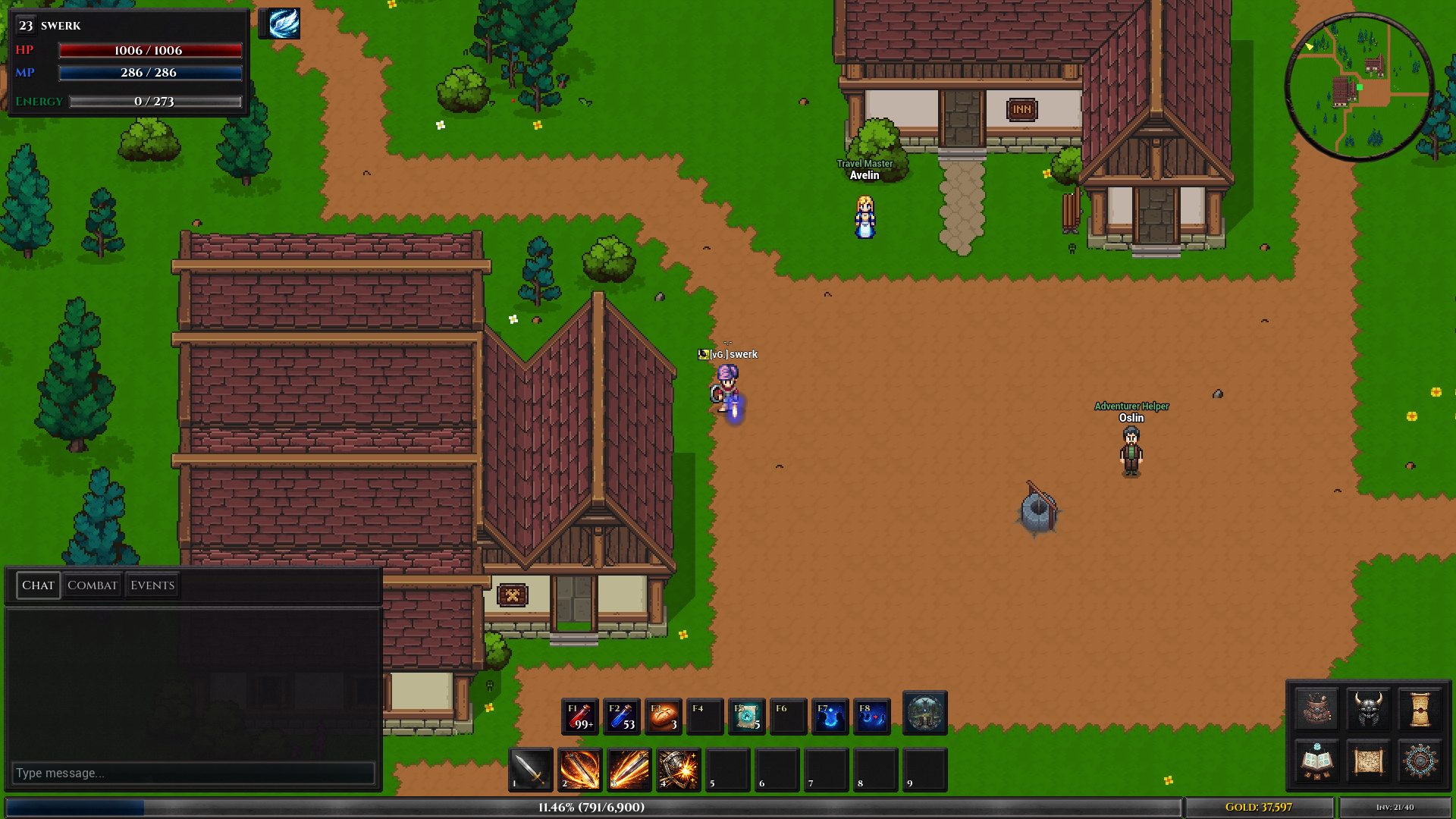 IconicQuest town and exploration preview