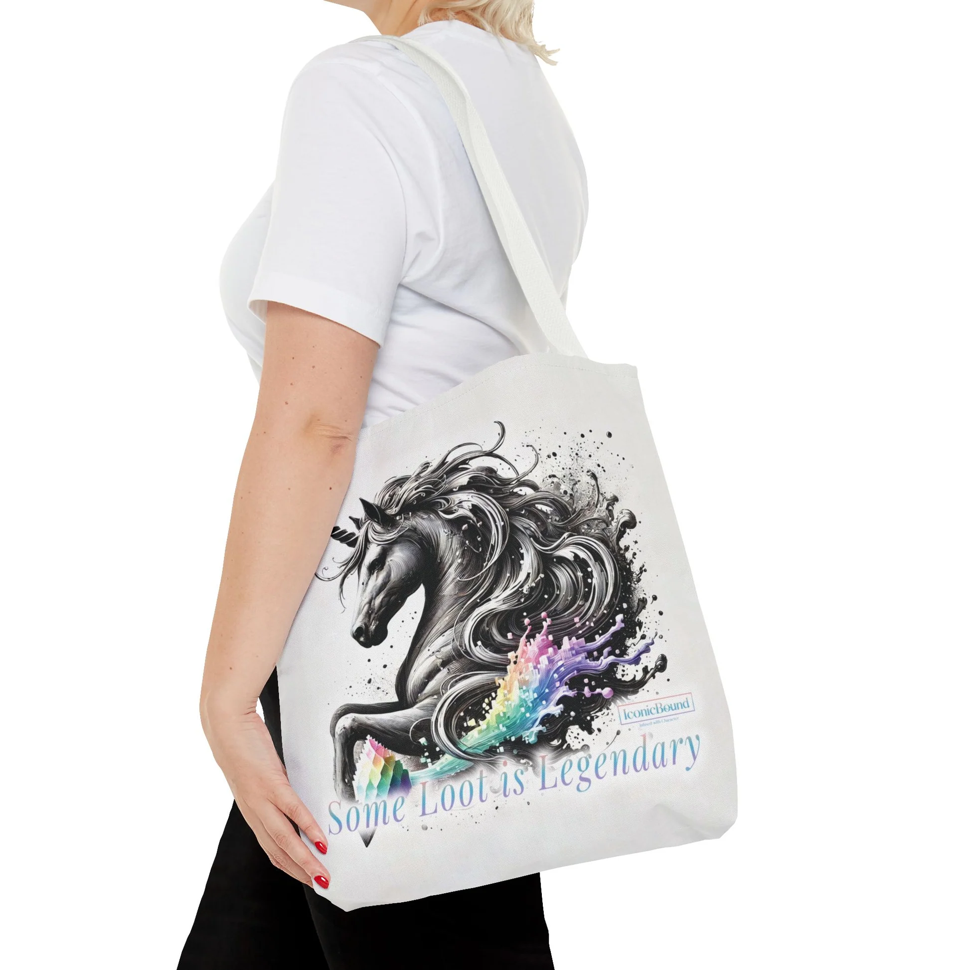 Some Loot Is Legendary Tote Bag Detail